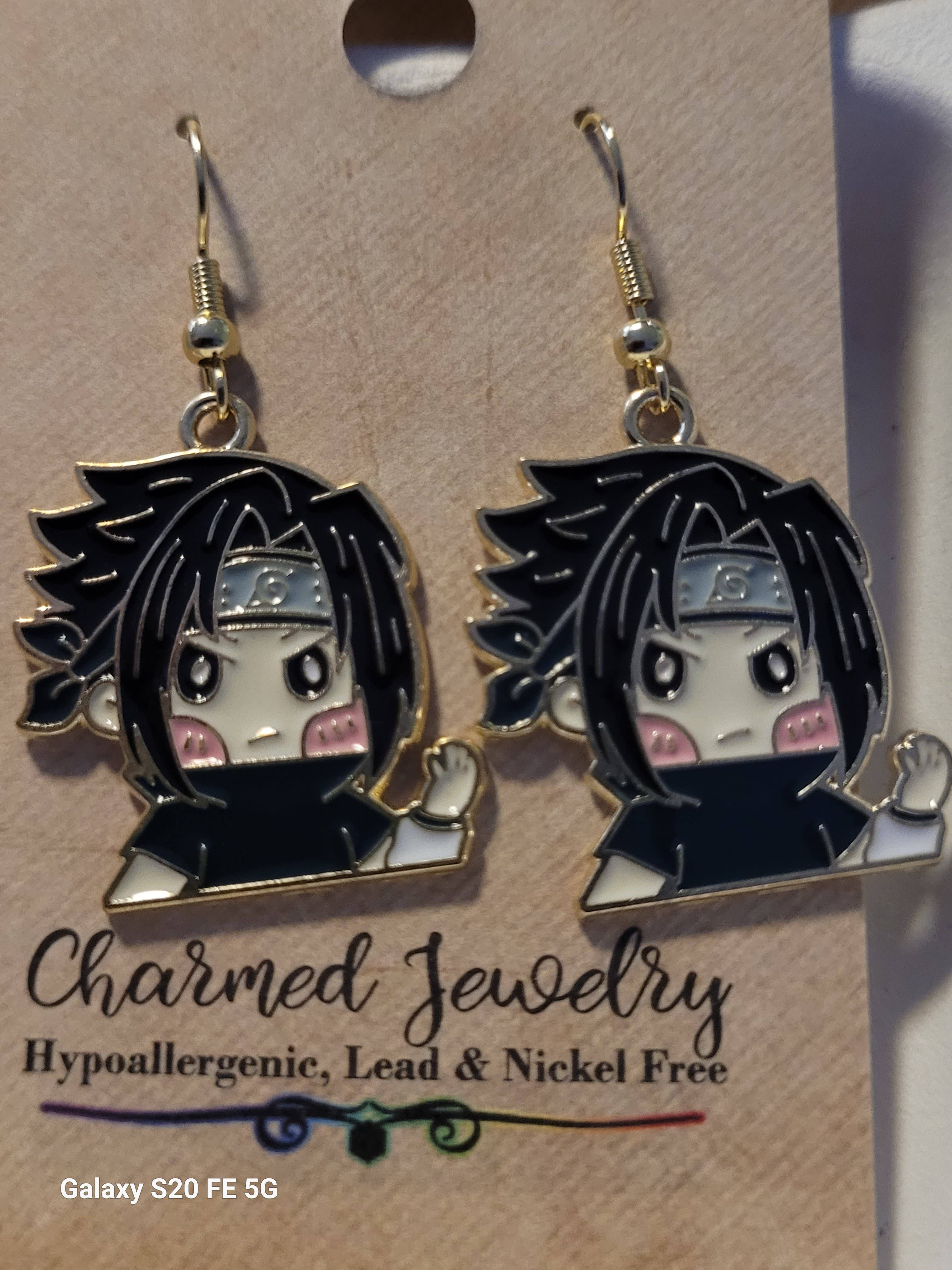 Shounen Anime Inspired Earrings, Necklaces & Zipper Pulls