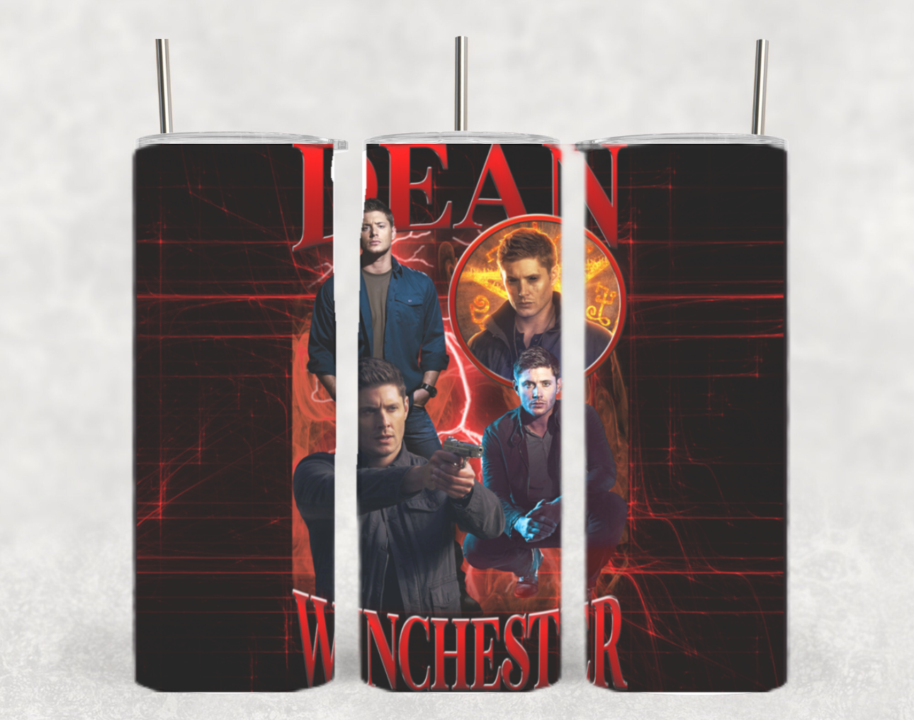 Supernatural Dean Winchester TV Inspired Tumbler – 20oz Stainless Steel
