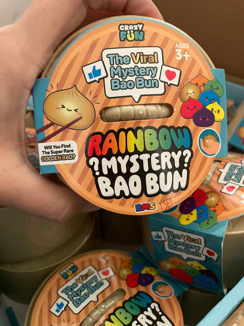 Crazy Fun™ Mystery Bao Bun – Kawaii Surprise Collectible (Rare Rainbow Chase)