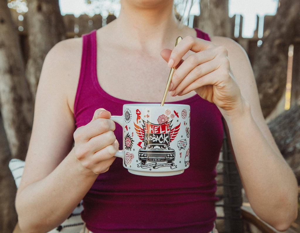 Supernatural Red All Over Print 13oz Stacking Mug