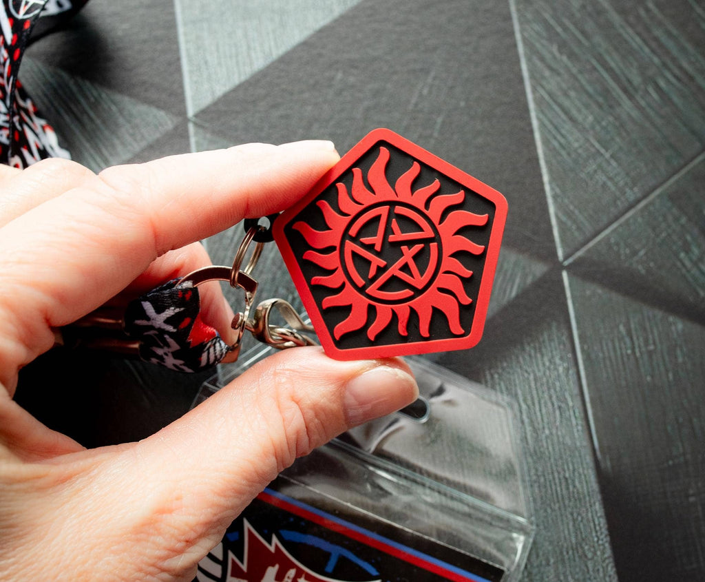 Supernatural Hell and Back Lanyard w/ Charm