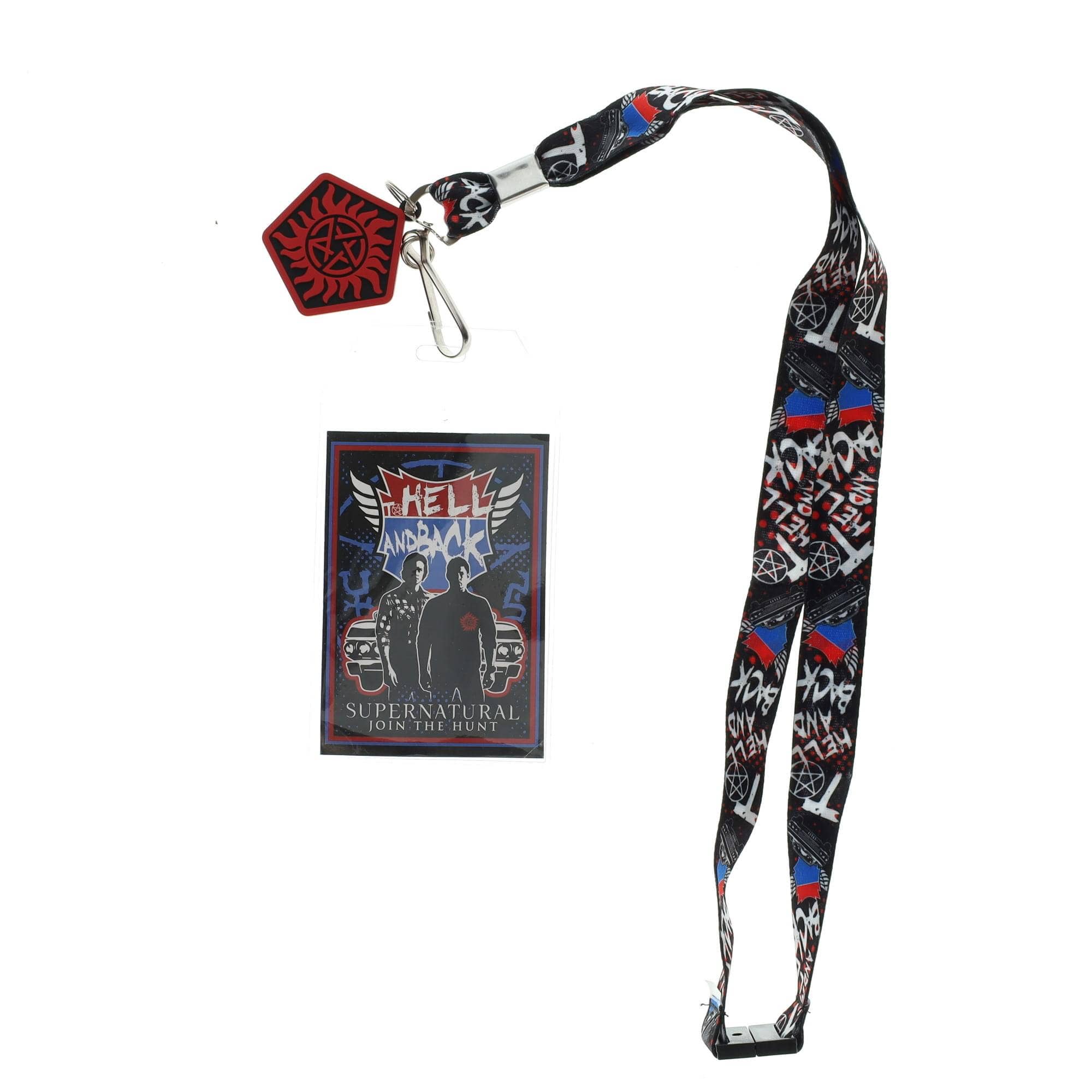 Supernatural Hell and Back Lanyard w/ Charm