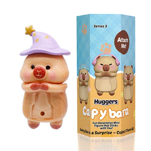 Capybara Huggers Phone Figurine – Series 3 Blind Bag Collectible