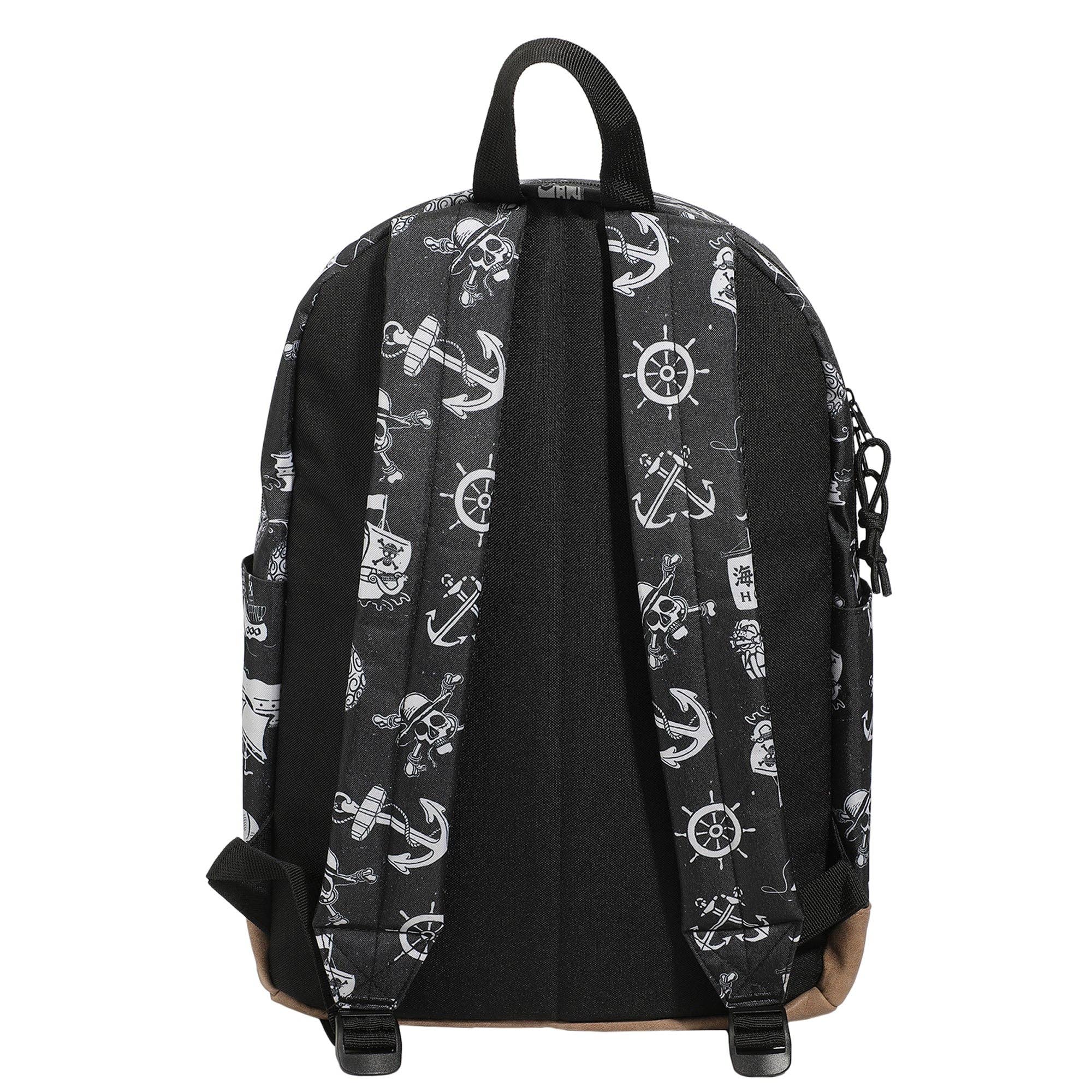One Piece Live Action Icons Backpack – 16.5" Black Anime Bag