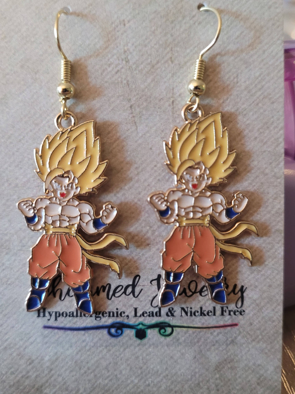 Shounen Anime Inspired Earrings, Necklaces & Zipper Pulls