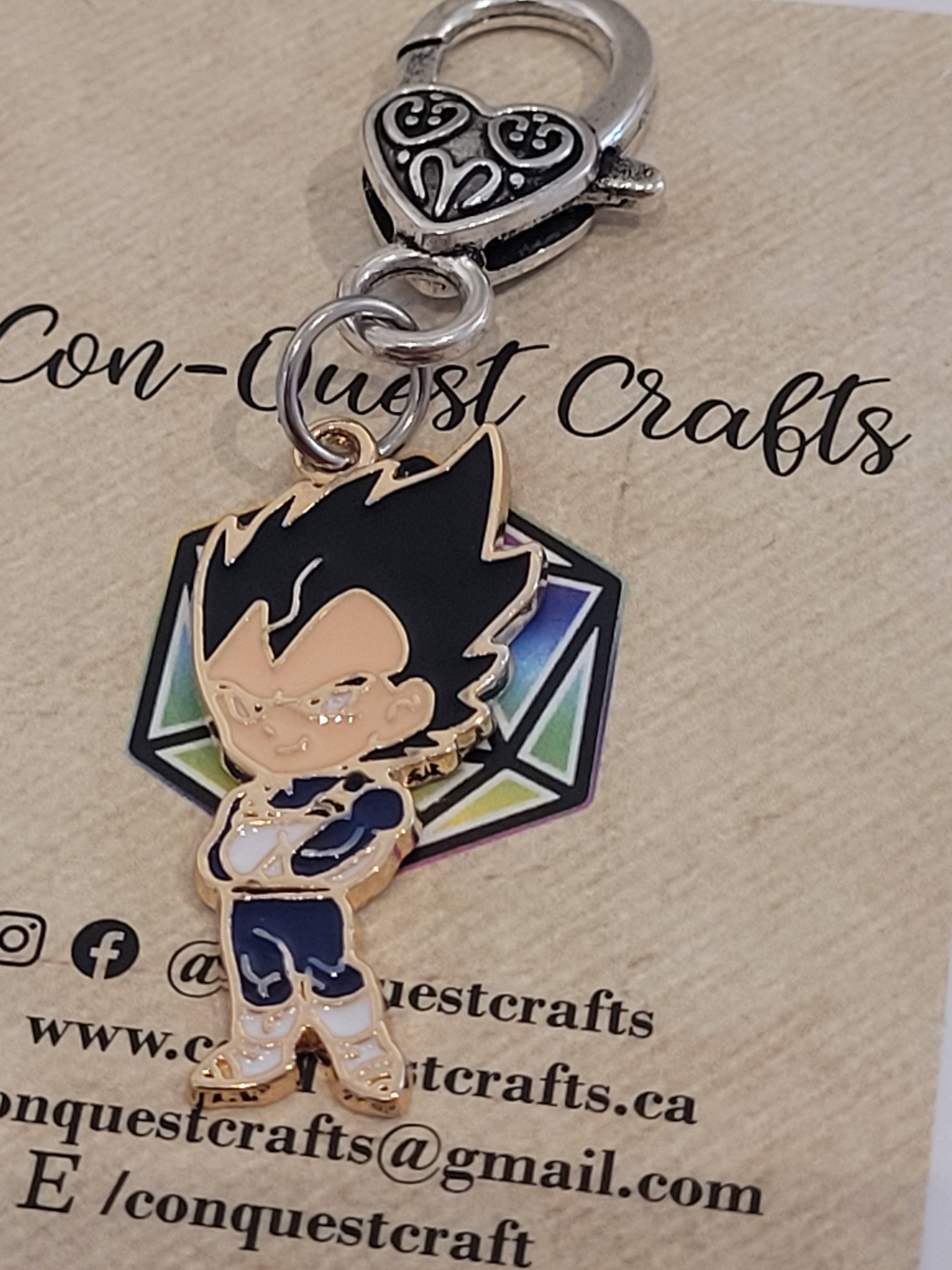 Shounen Anime Inspired Earrings, Necklaces & Zipper Pulls