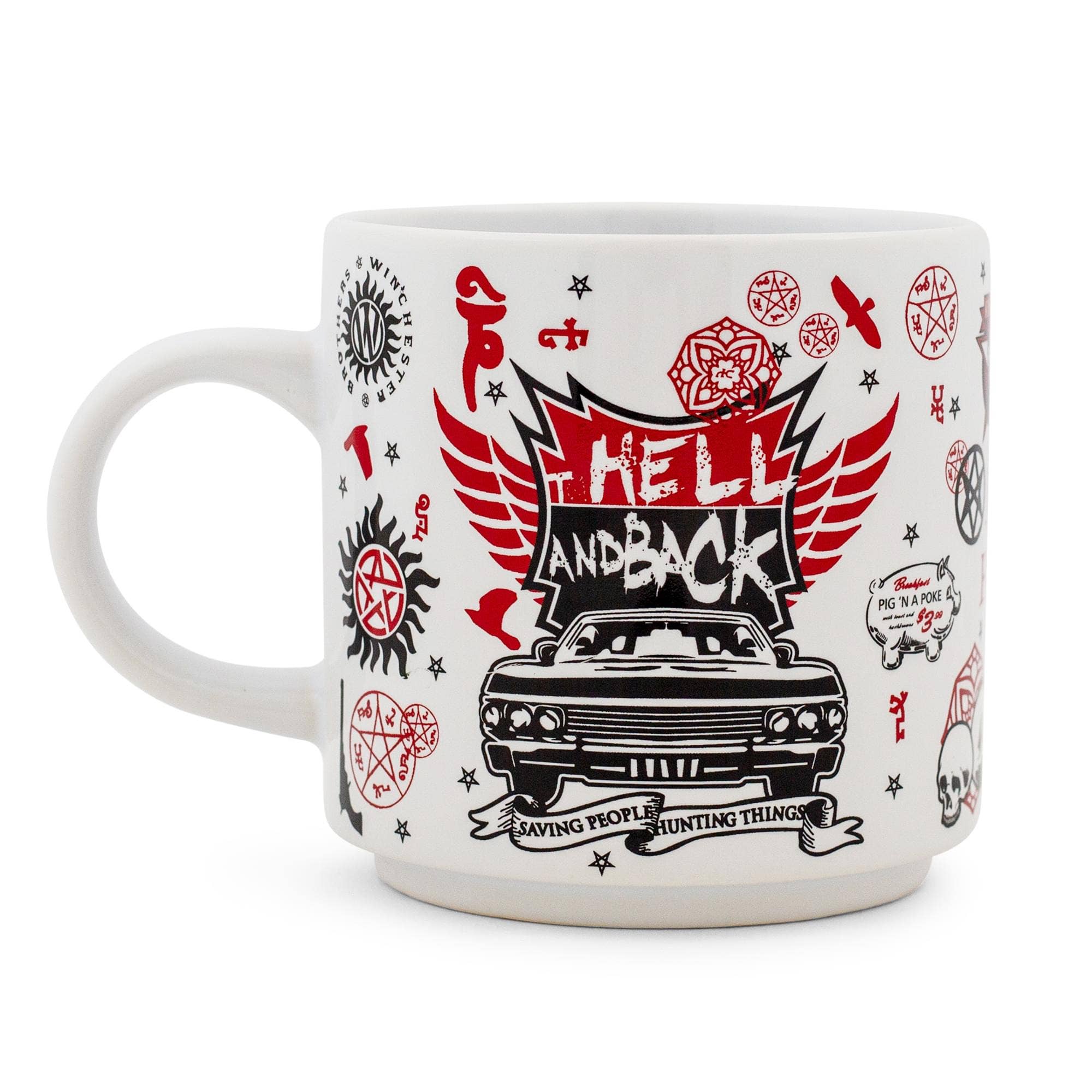 Supernatural Red All Over Print 13oz Stacking Mug