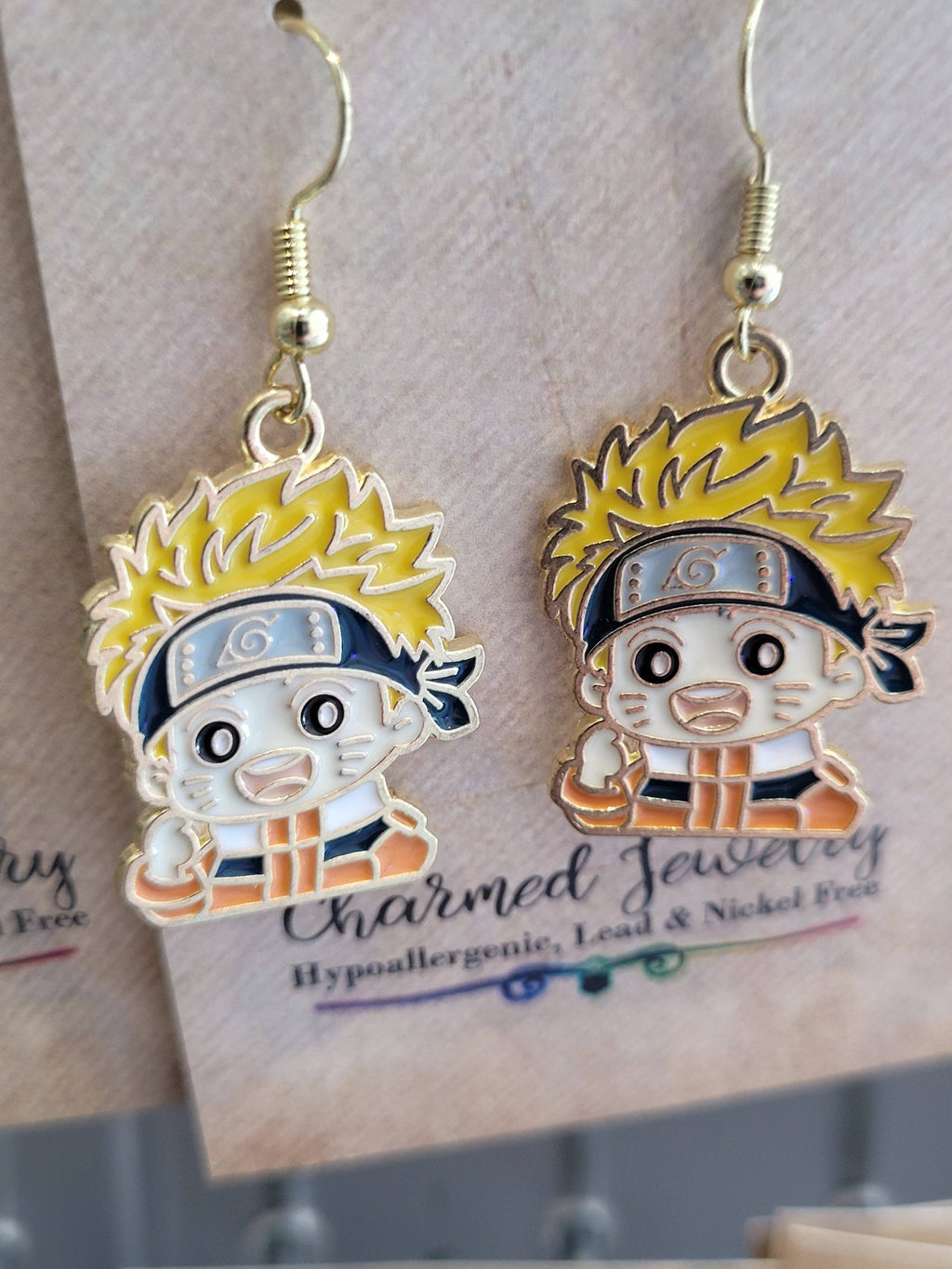 Shounen Anime Inspired Earrings, Necklaces & Zipper Pulls