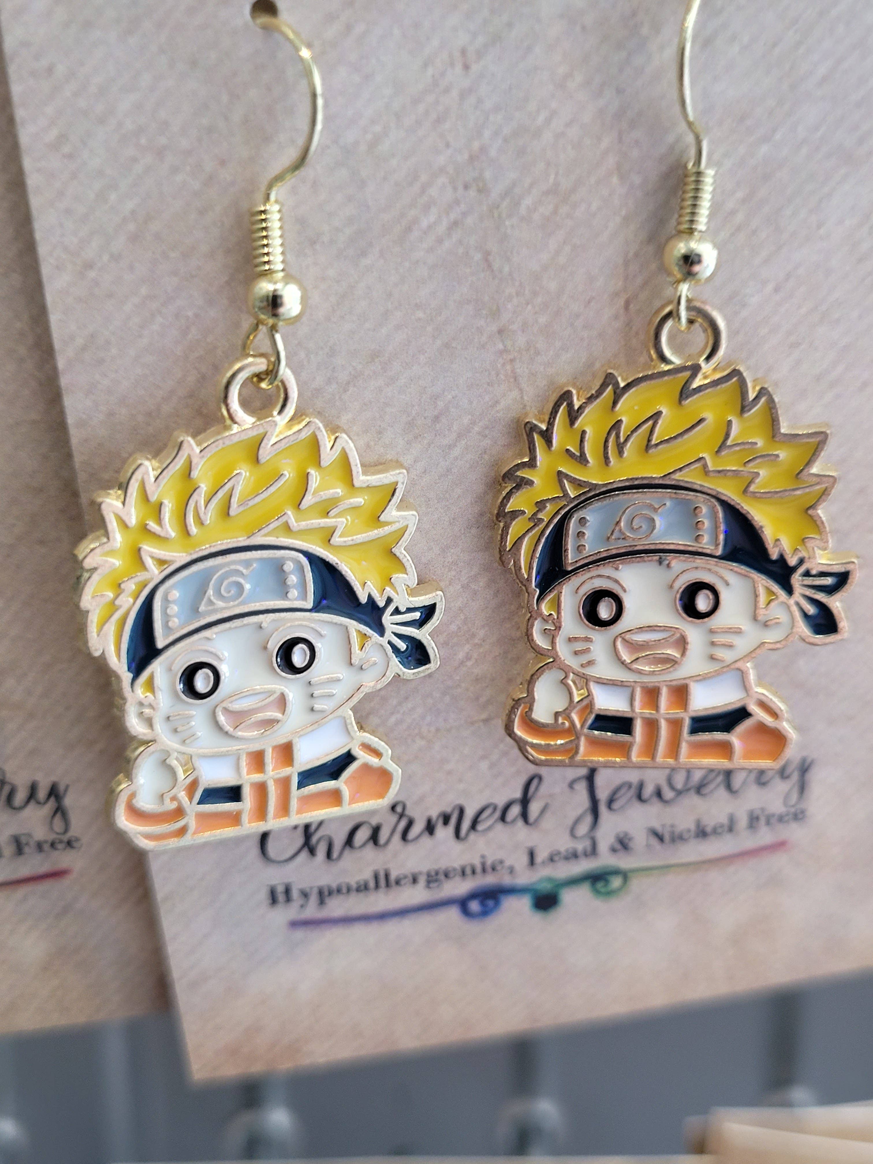 Shounen Anime Inspired Earrings, Necklaces & Zipper Pulls