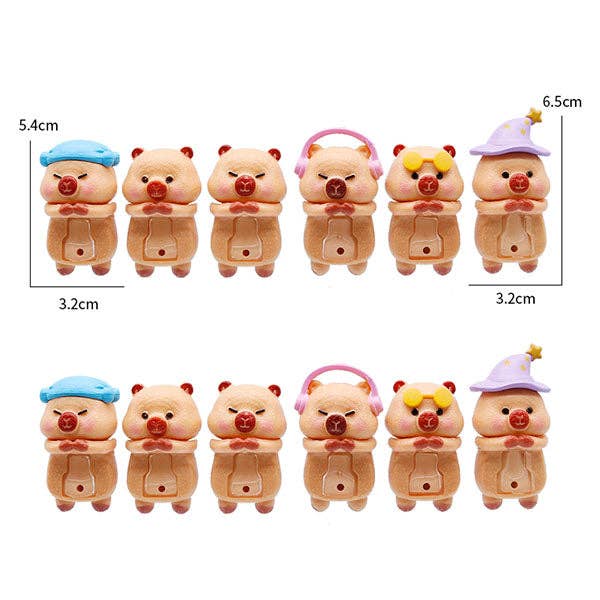 Capybara Huggers Phone Figurine – Series 3 Blind Bag Collectible