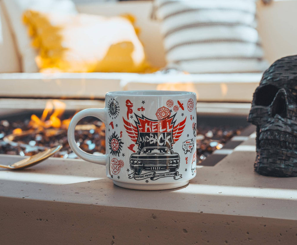Supernatural Red All Over Print 13oz Stacking Mug