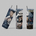 Supernatural Sam & Dean Collage Tumbler – 20oz Stainless Steel Skinny Tumbler