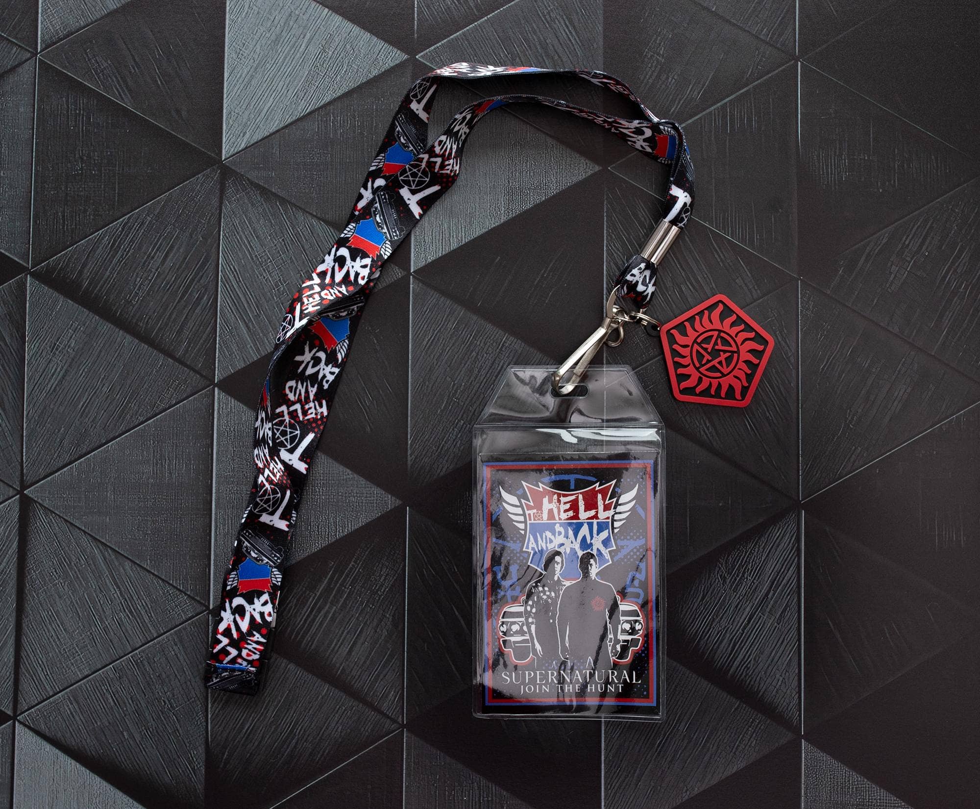 Supernatural Hell and Back Lanyard w/ Charm