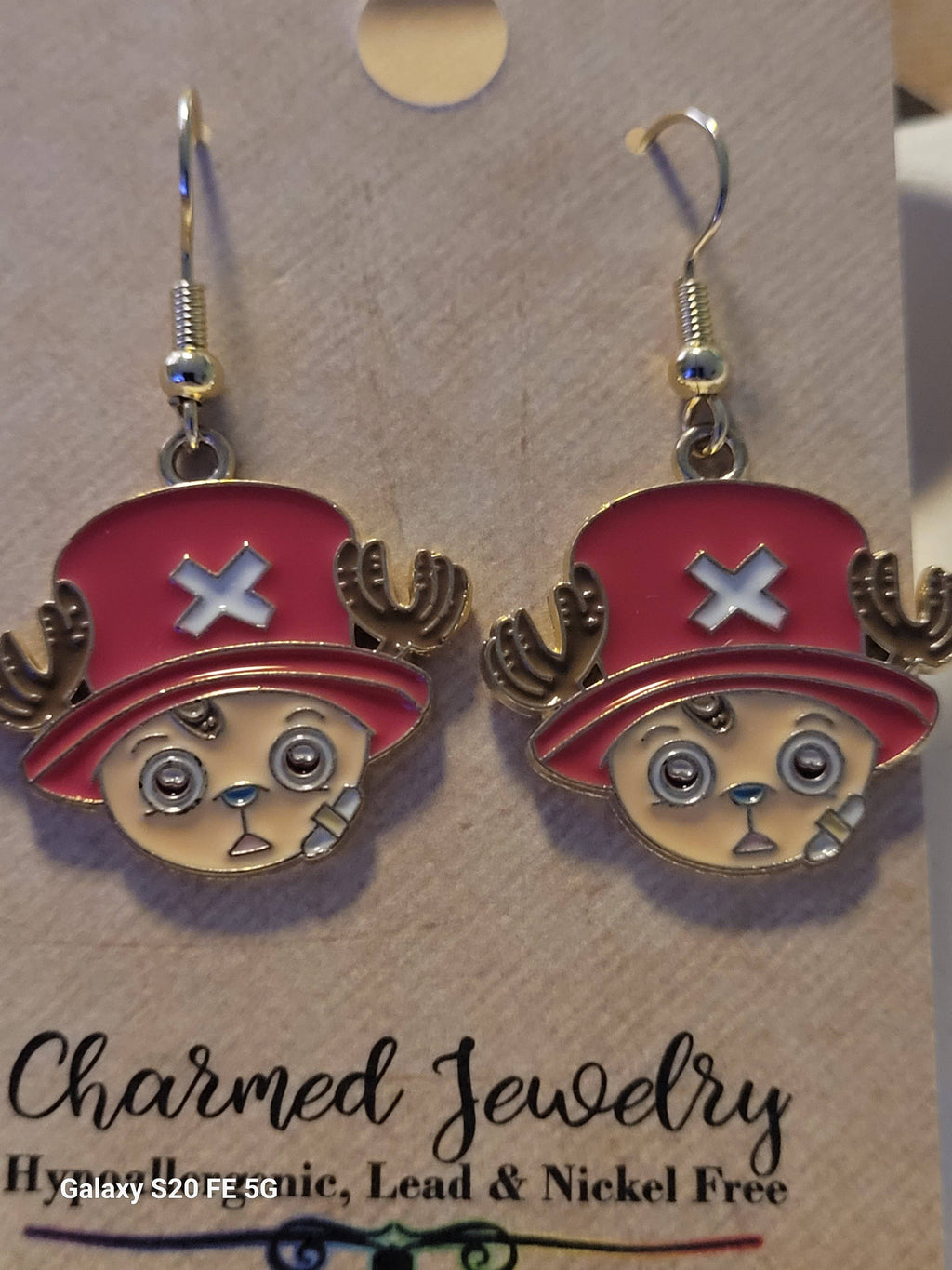 Shounen Anime Inspired Earrings, Necklaces & Zipper Pulls