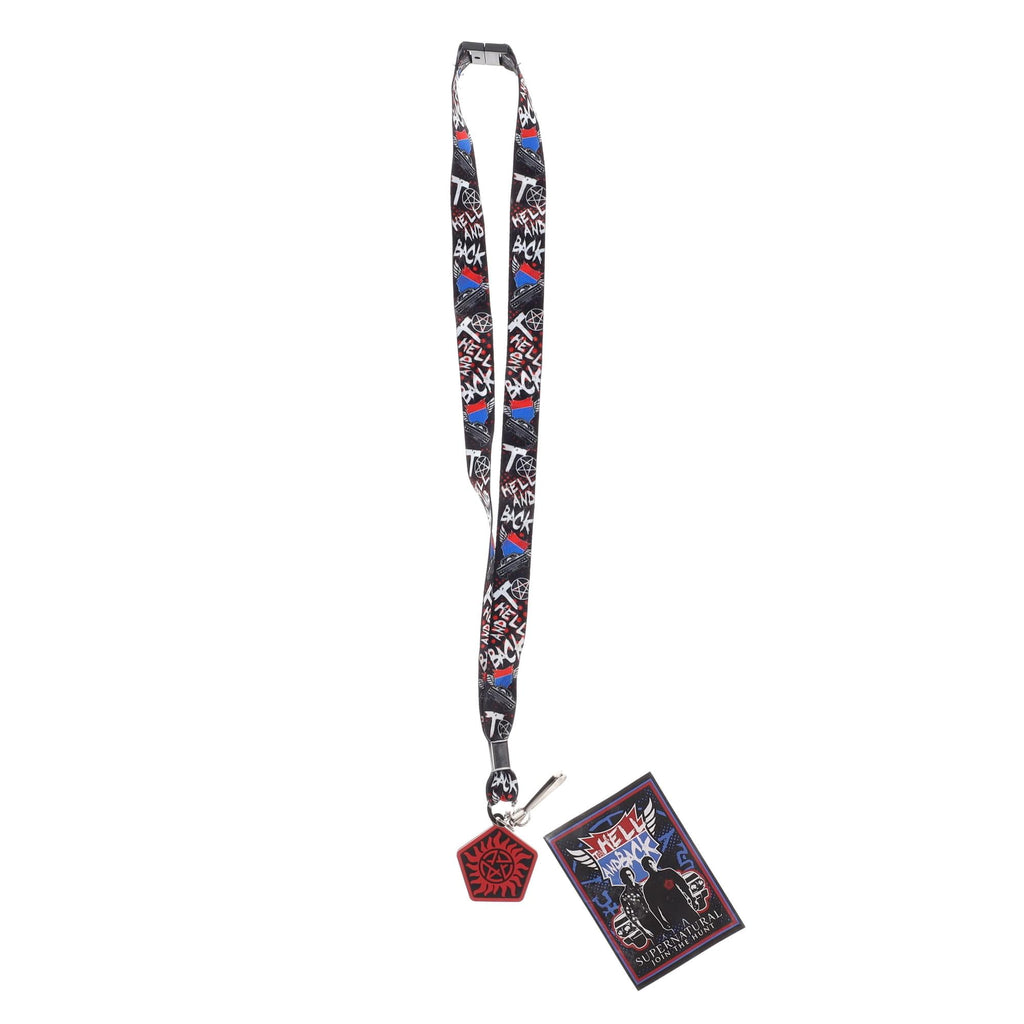 Supernatural Hell and Back Lanyard w/ Charm
