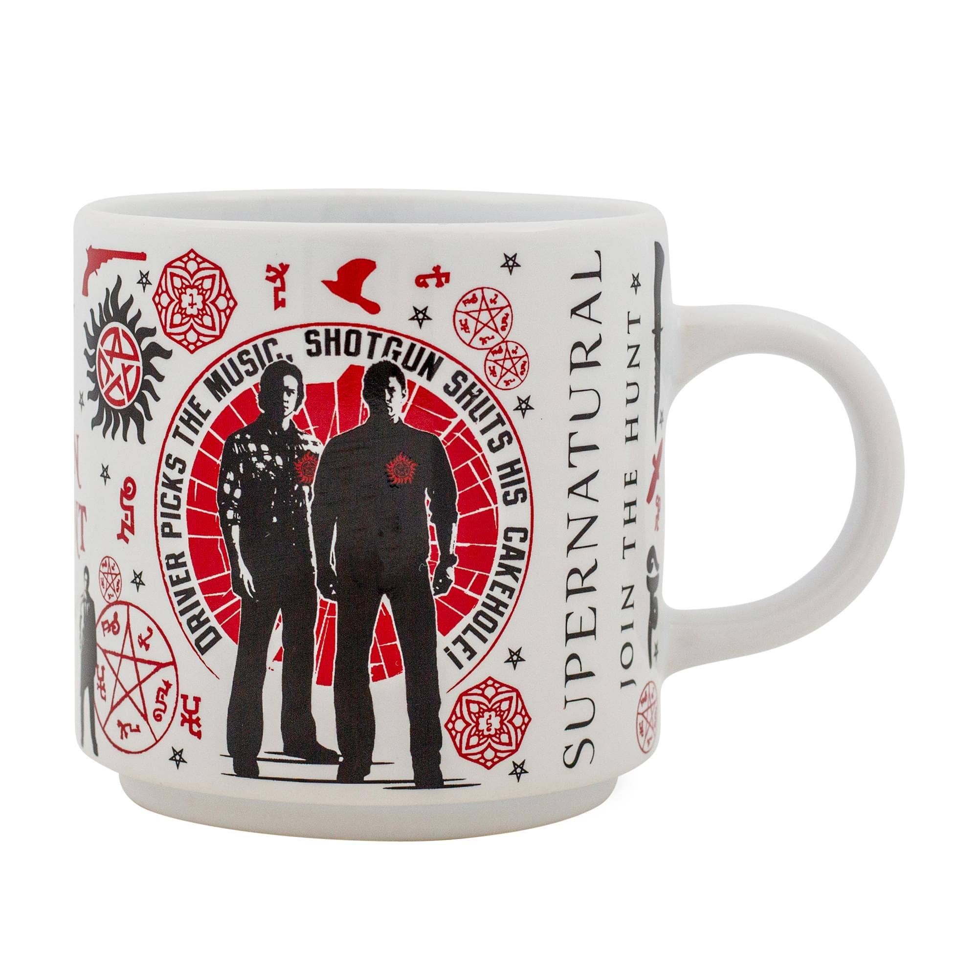 Supernatural Red All Over Print 13oz Stacking Mug