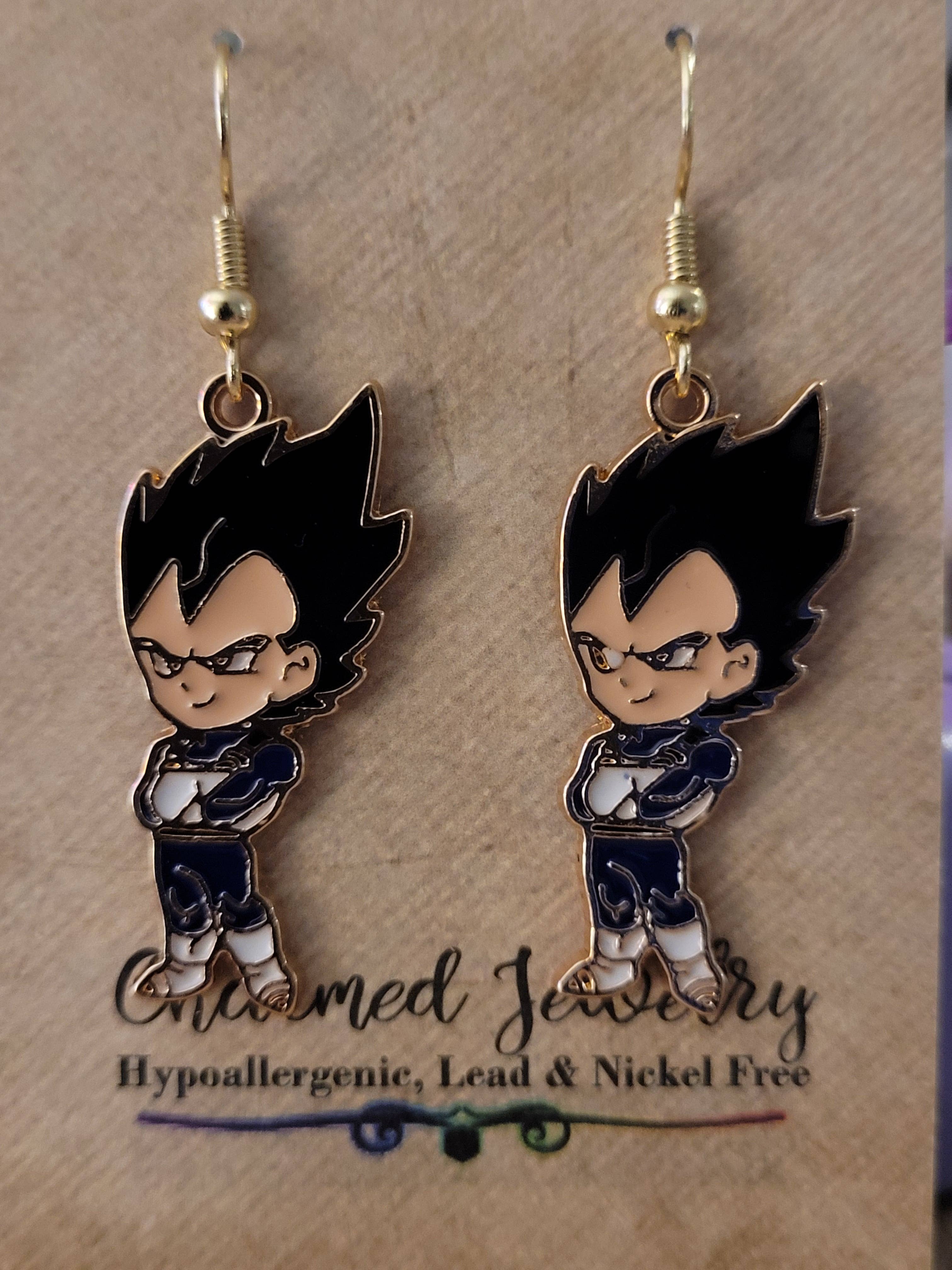 Shounen Anime Inspired Earrings, Necklaces & Zipper Pulls
