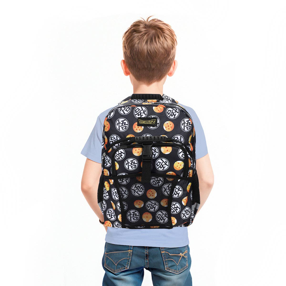 Dragon Ball Z Kids Backpack & Lunch Box Set – 16" All-Over Print School Bag