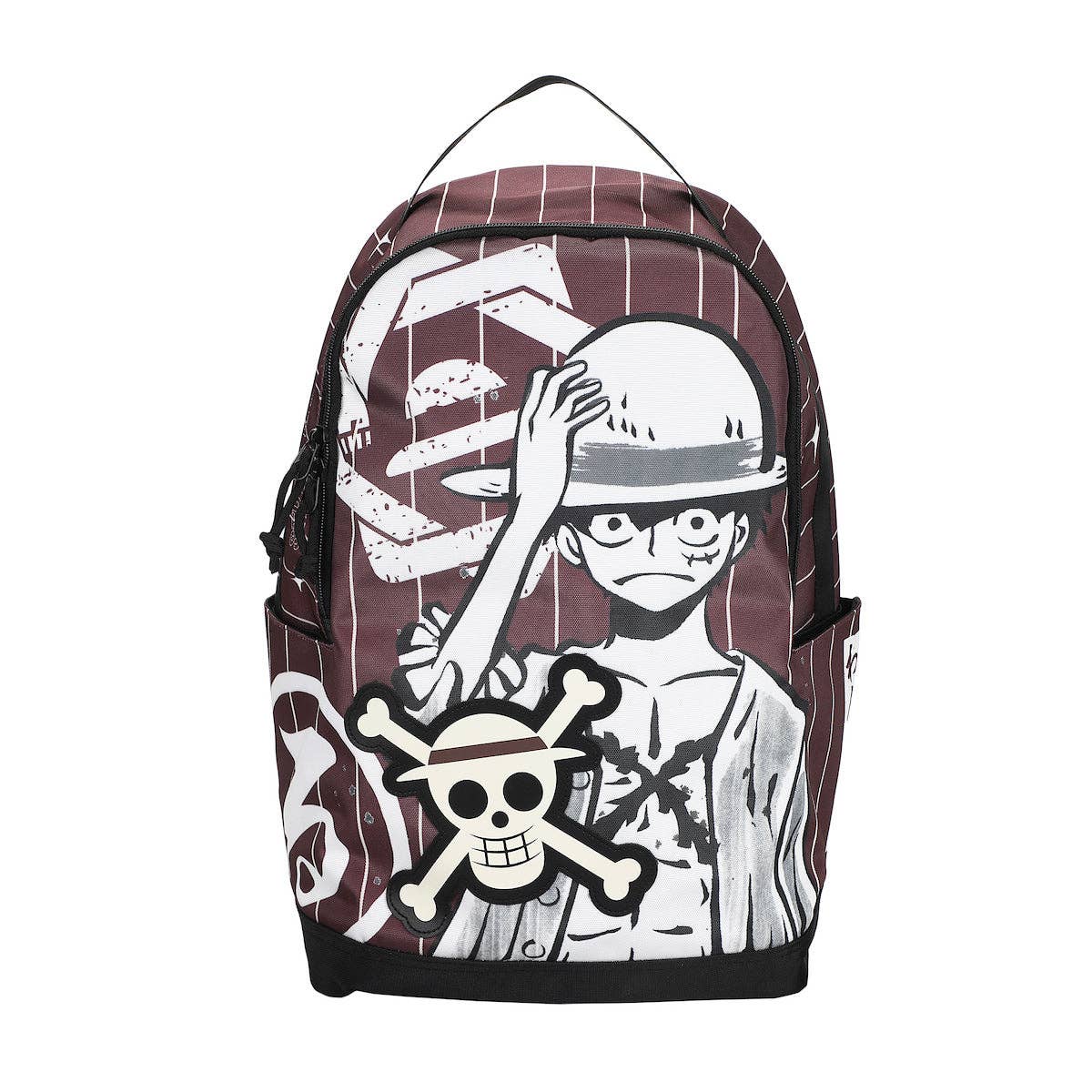 One Piece Luffy Backpack – 18.5" Brown Anime Backpack with Laptop Sleeve