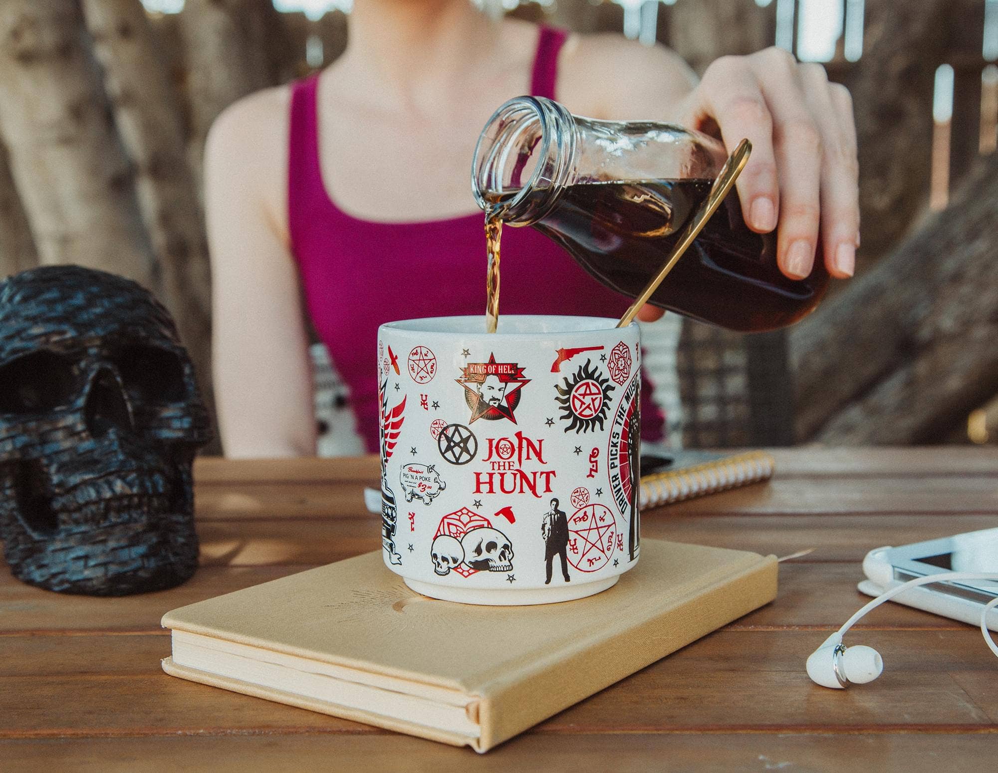 Supernatural Red All Over Print 13oz Stacking Mug