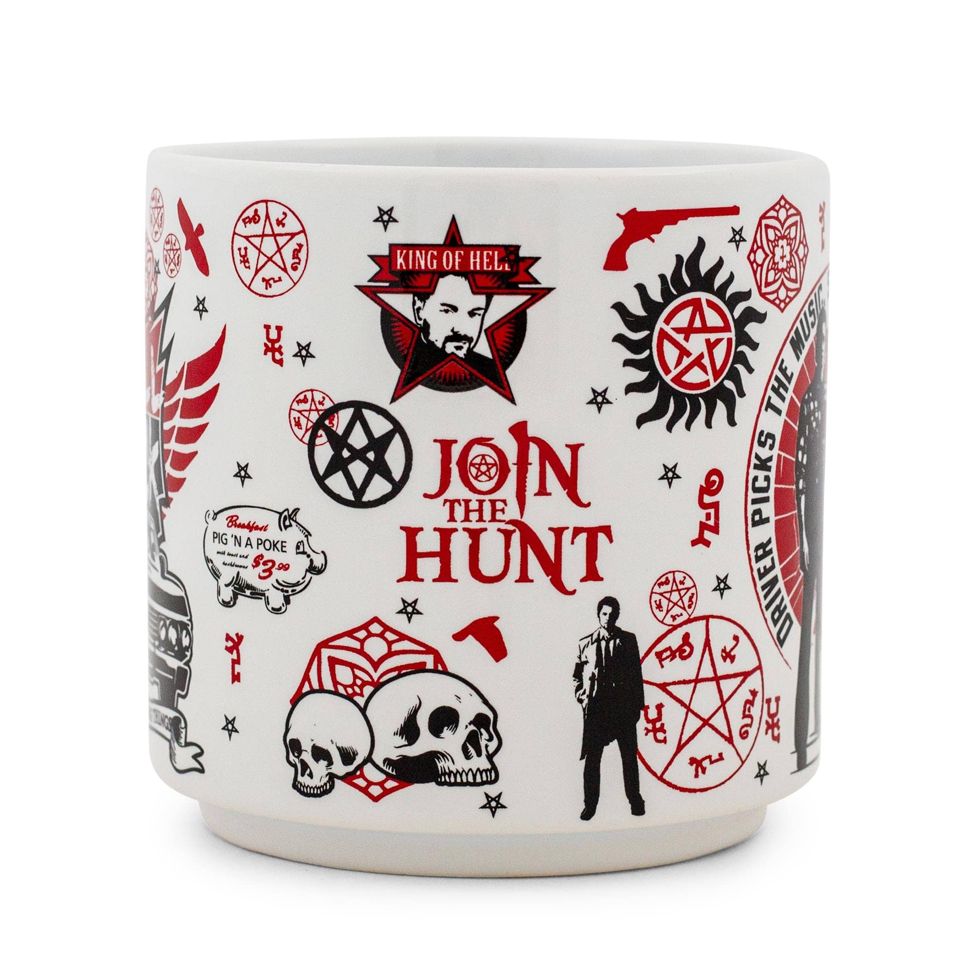 Supernatural Red All Over Print 13oz Stacking Mug