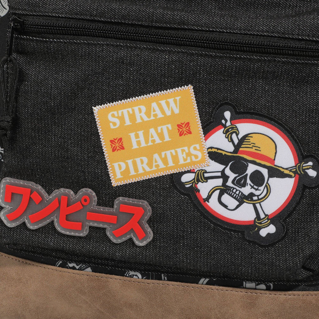 One Piece Live Action Icons Backpack – 16.5" Black Anime Bag