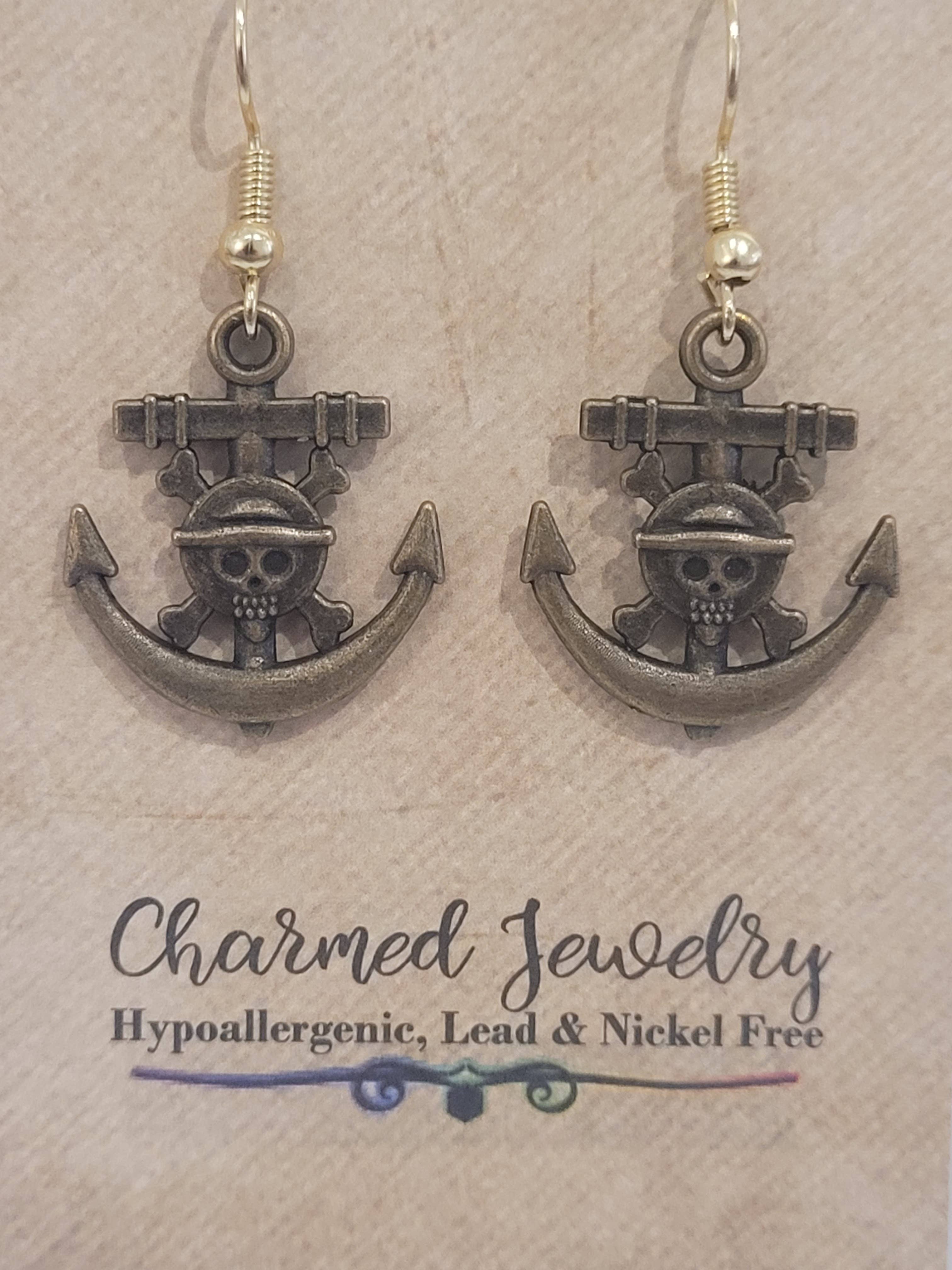 Shounen Anime Inspired Earrings, Necklaces & Zipper Pulls