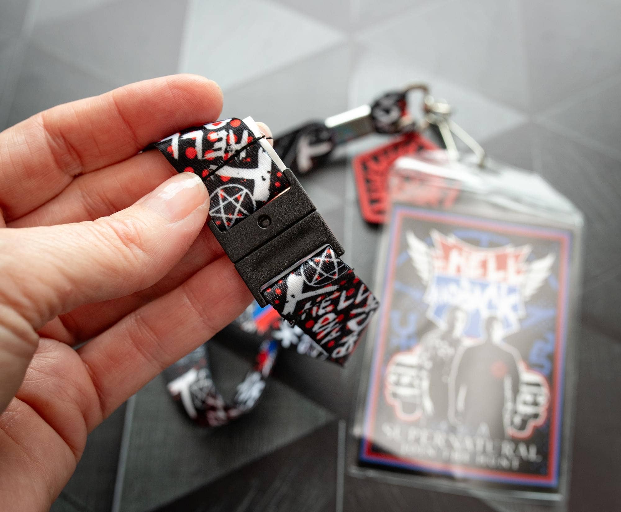 Supernatural Hell and Back Lanyard w/ Charm