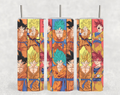 Dragon Ball Z Goku & Vegeta Manga Panels Tumbler – 20oz Stainless Steel