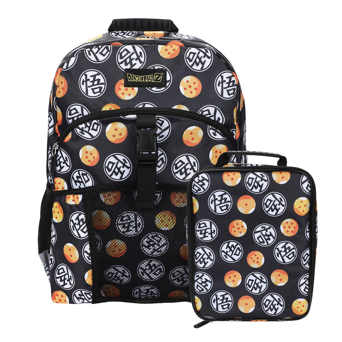 Dragon Ball Z Kids Backpack & Lunch Box Set – 16" All-Over Print School Bag