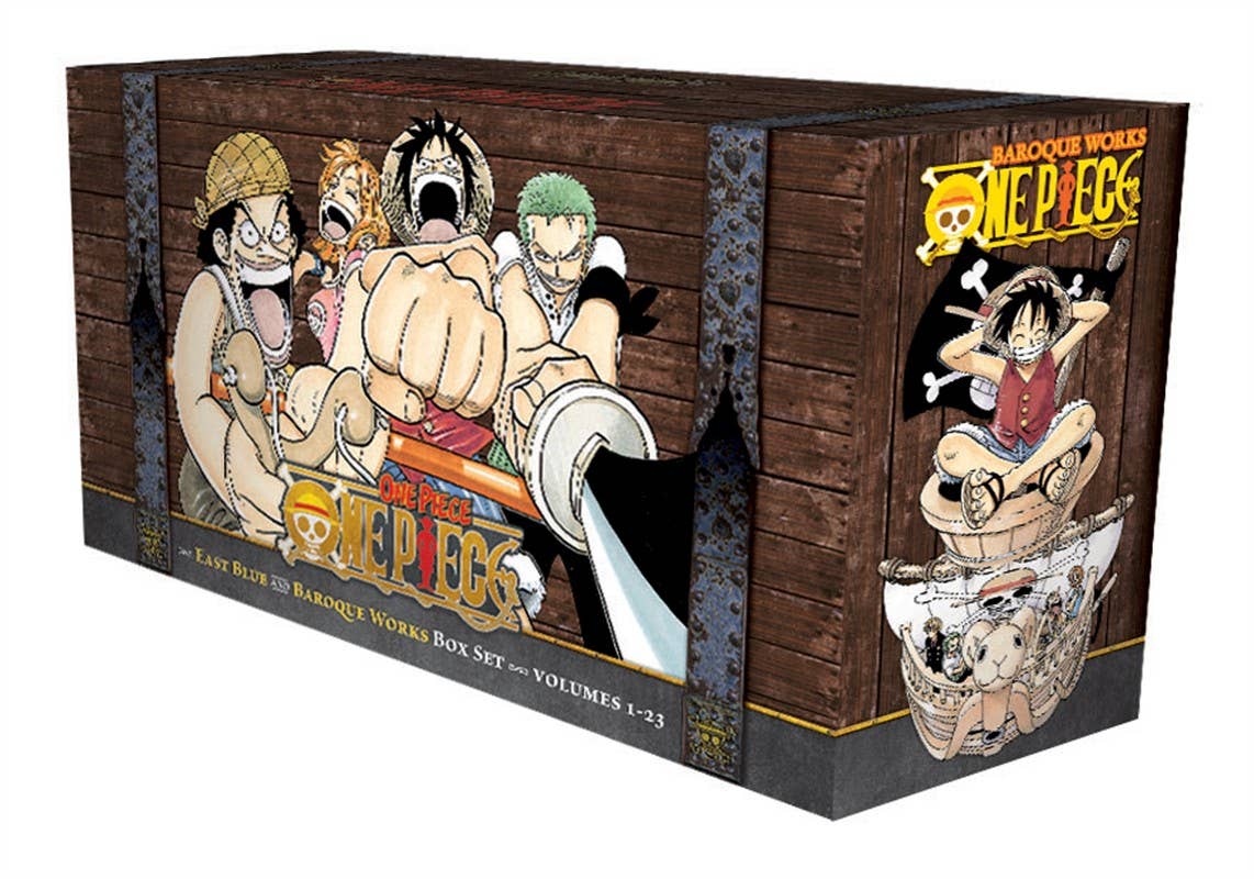 One Piece Box Set 1: East Blue & Baroque Works – Volumes 1–23 by Eiichiro Oda