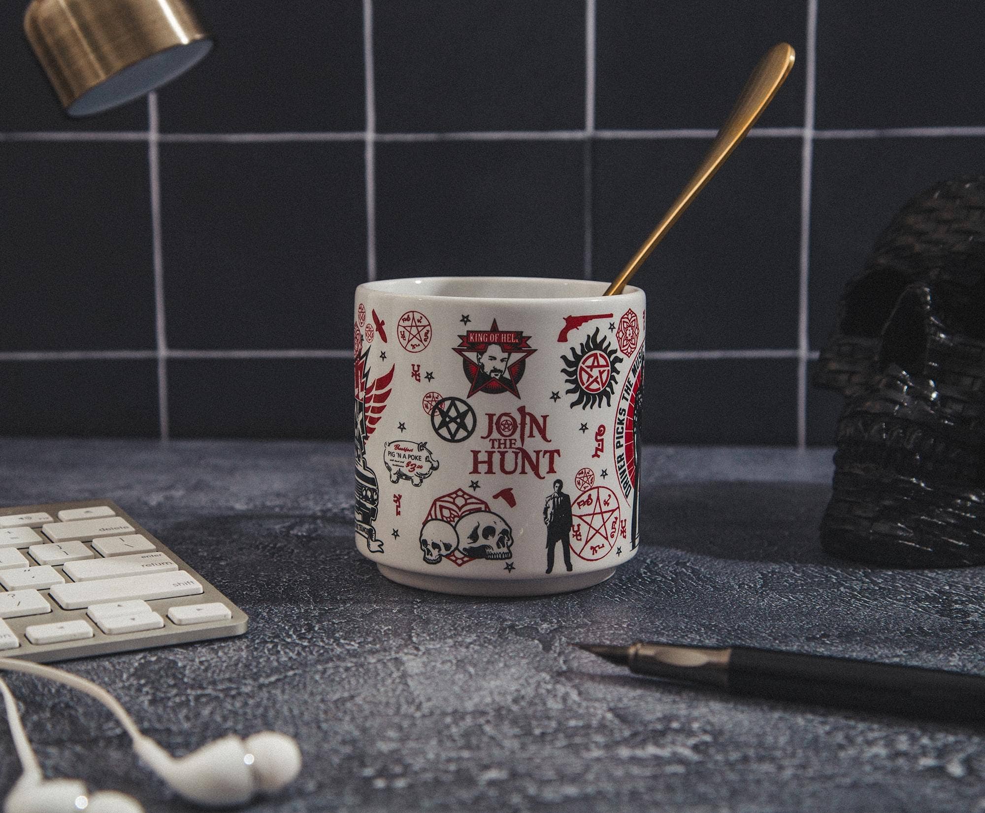 Supernatural Red All Over Print 13oz Stacking Mug