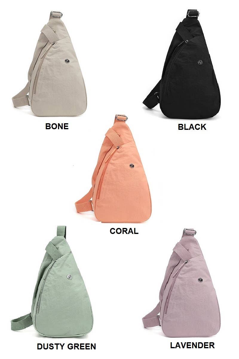 Weather Resistant Crossbody Sling Bag