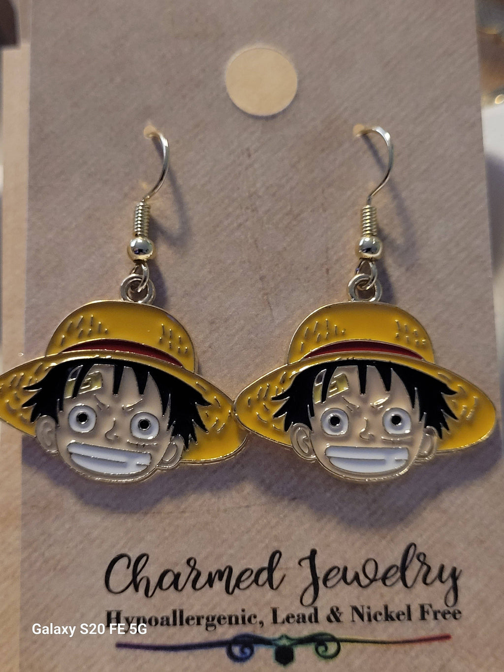 Shounen Anime Inspired Earrings, Necklaces & Zipper Pulls