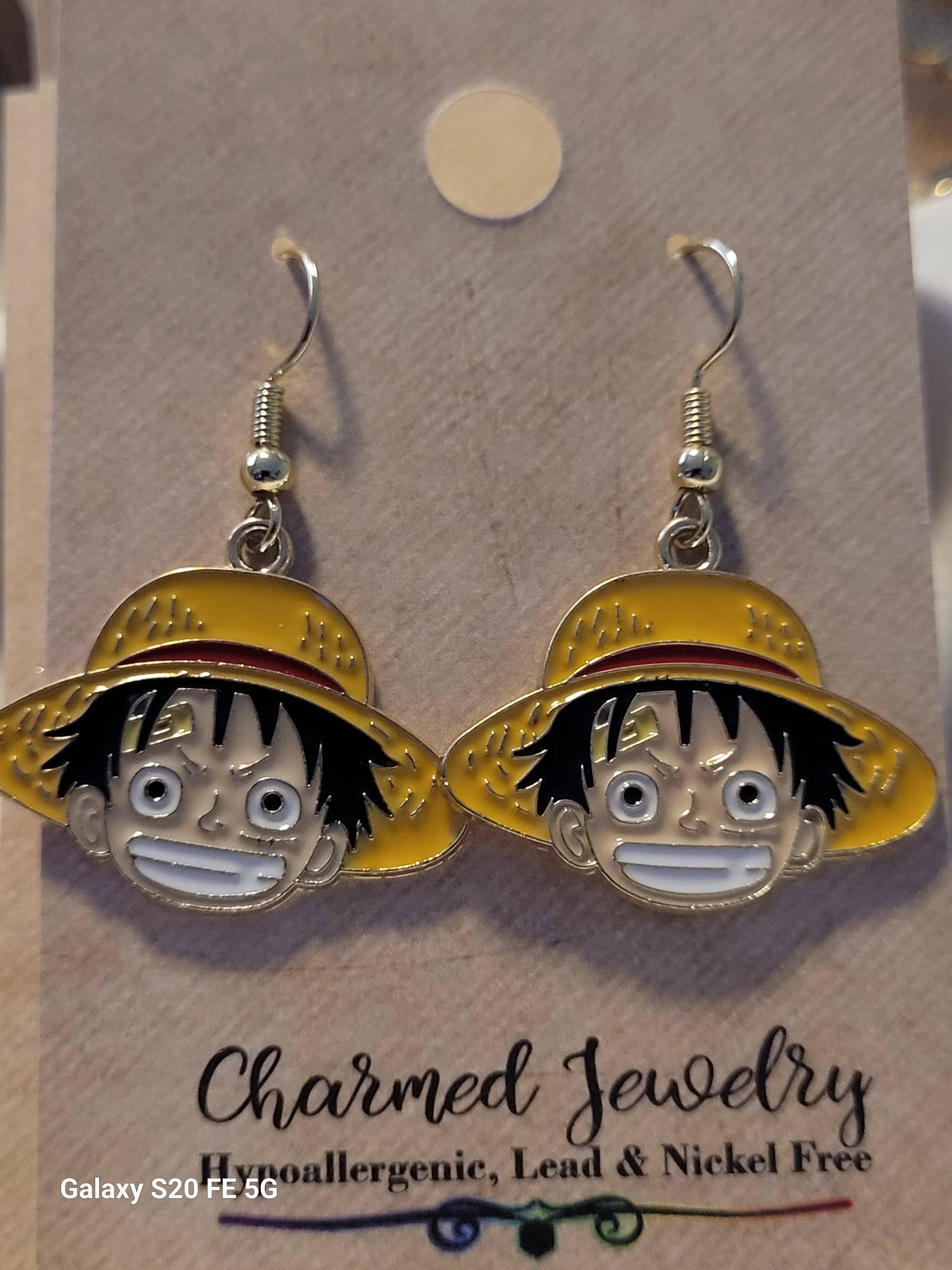 Shounen Anime Inspired Earrings, Necklaces & Zipper Pulls