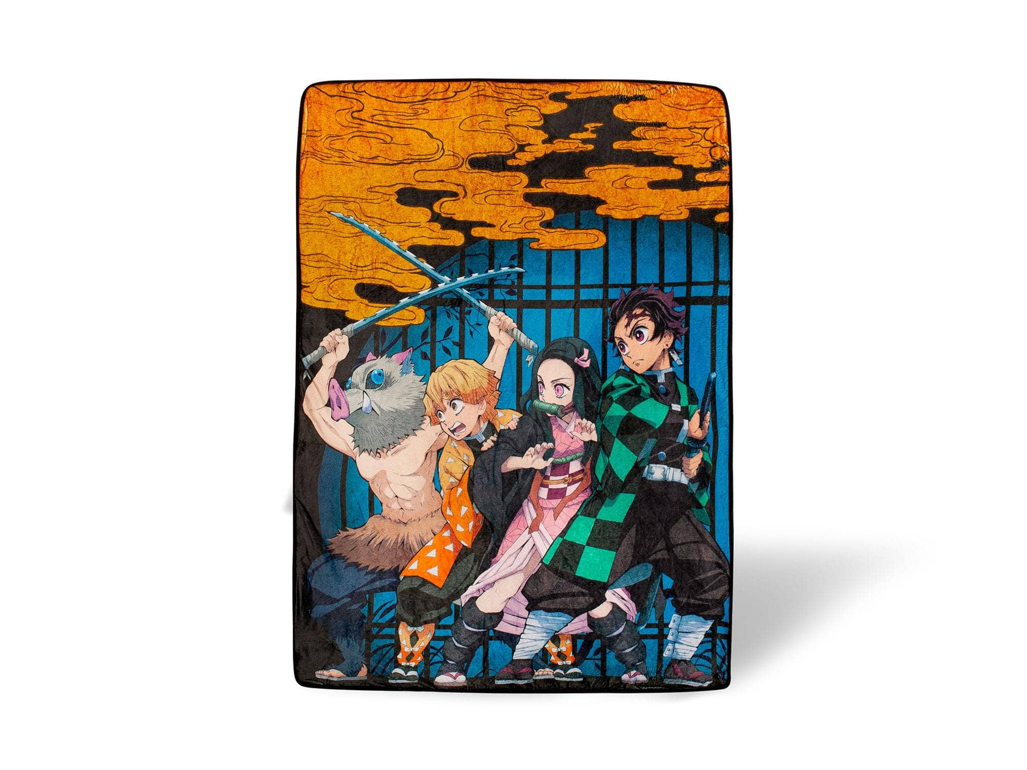 Demon Slayer Fleece Throw Blanket – 45x60" Officially Licensed